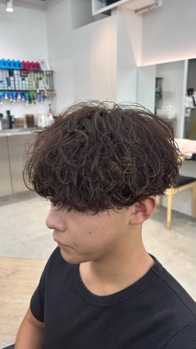 パーマ メンズ カット パーマ 後藤 拓未 fifth栄のヘアスタイル