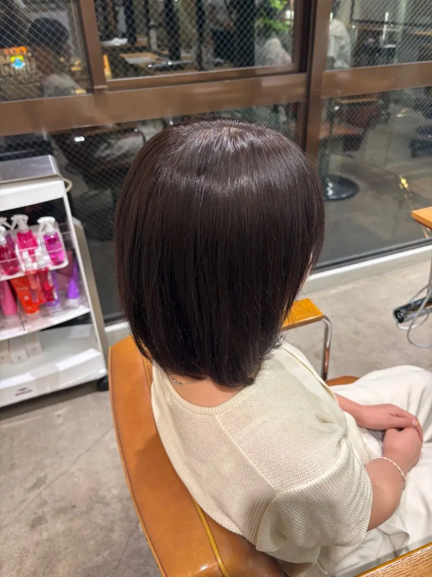 セミロング カラー Zina天神/ nozomiのヘアスタイル