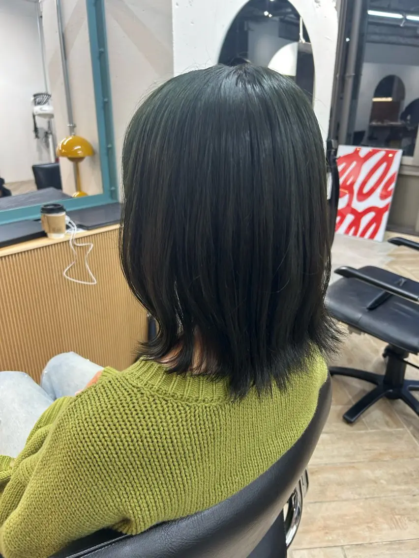 ミディアム カットモデル募集/ 万代/関谷　朋実のヘアスタイル