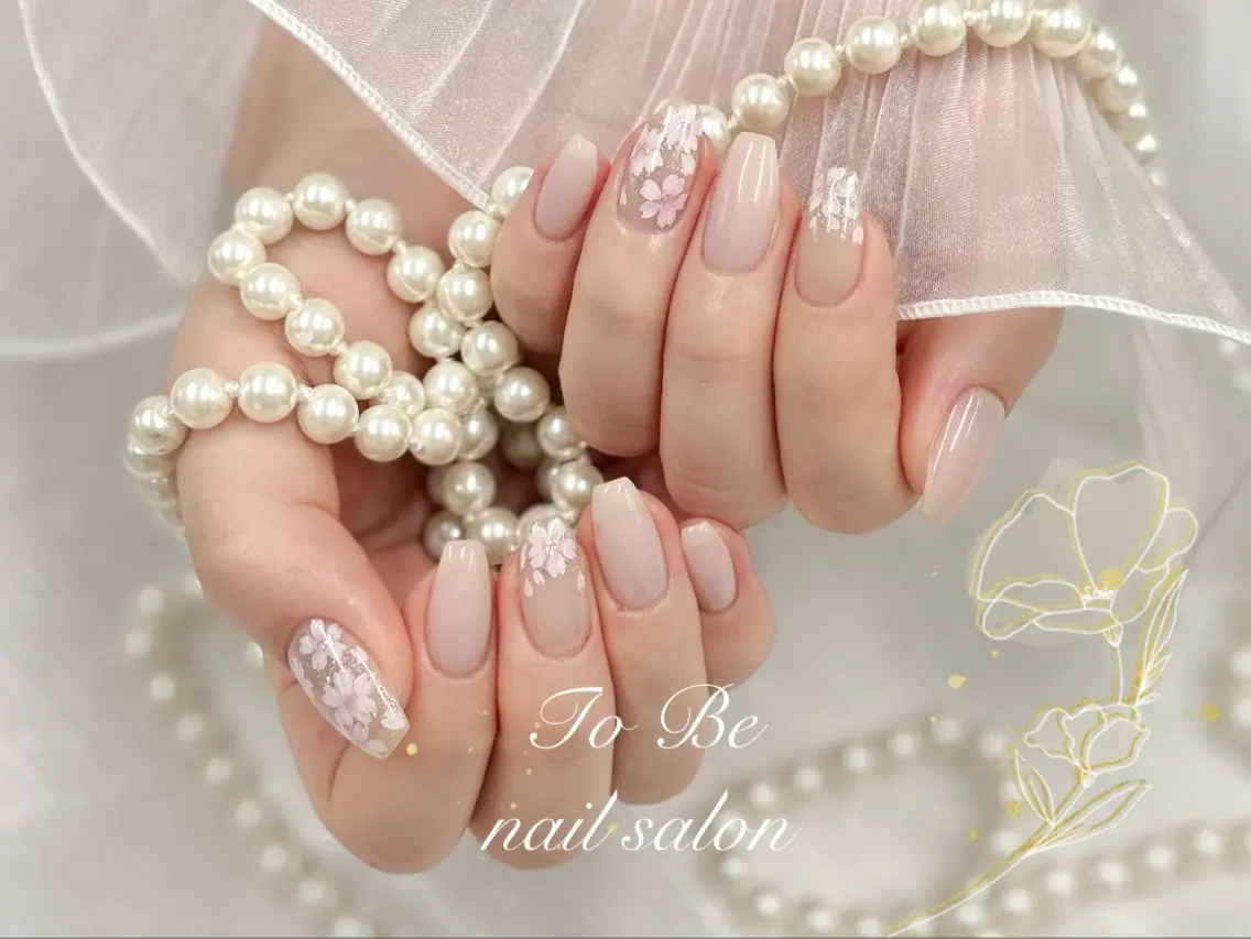 ネイル ハンドネイル Nail Salon To Be珈月のネイルデザイン