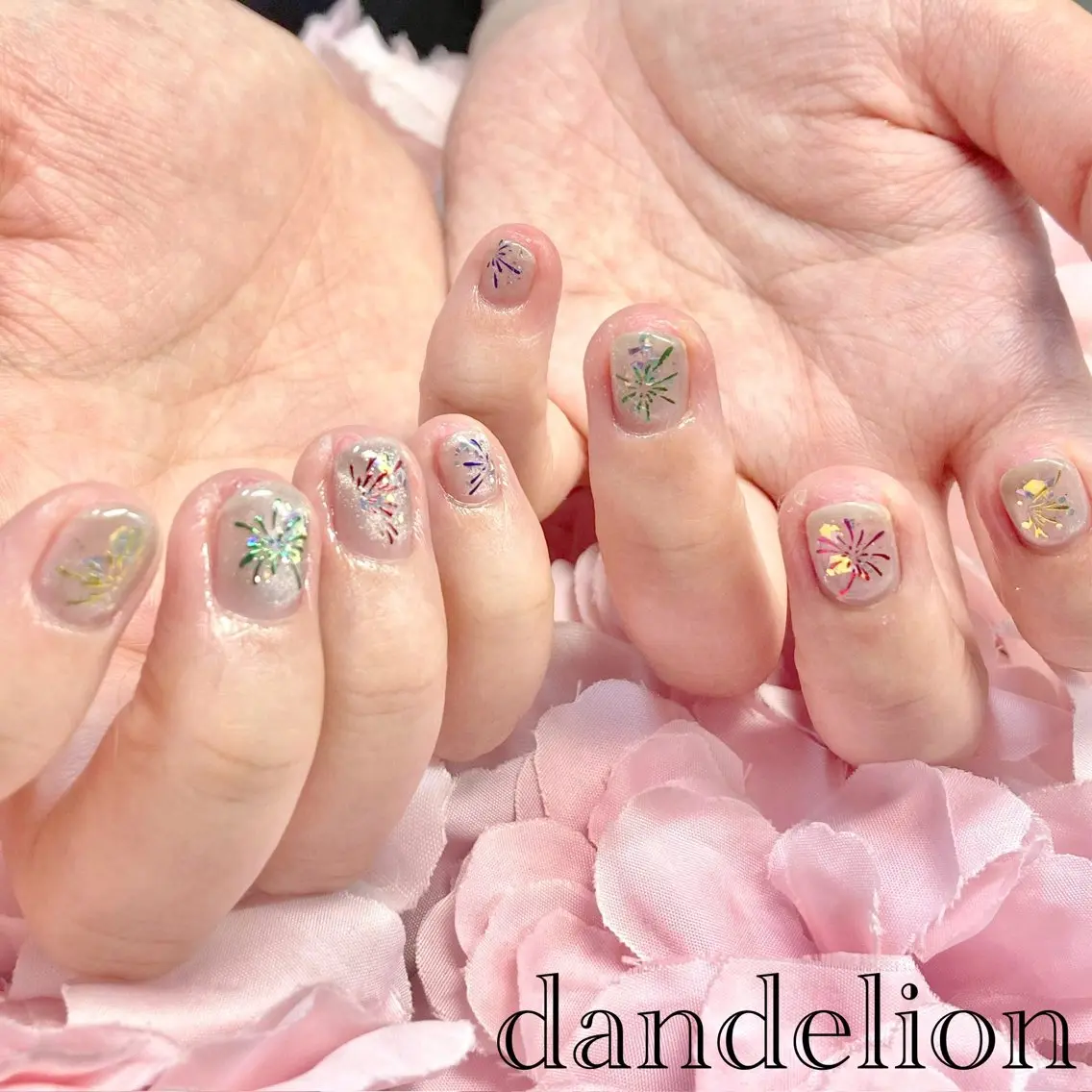 ネイル ハンドネイル ハンドケア dandelion ダンデライオンのネイルデザイン