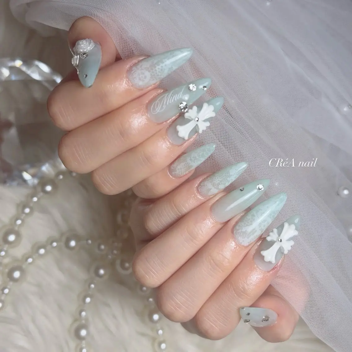 ネイル アートネイル 持ち込み スカルプネイル ハンドネイル CReA nailのネイルデザイン