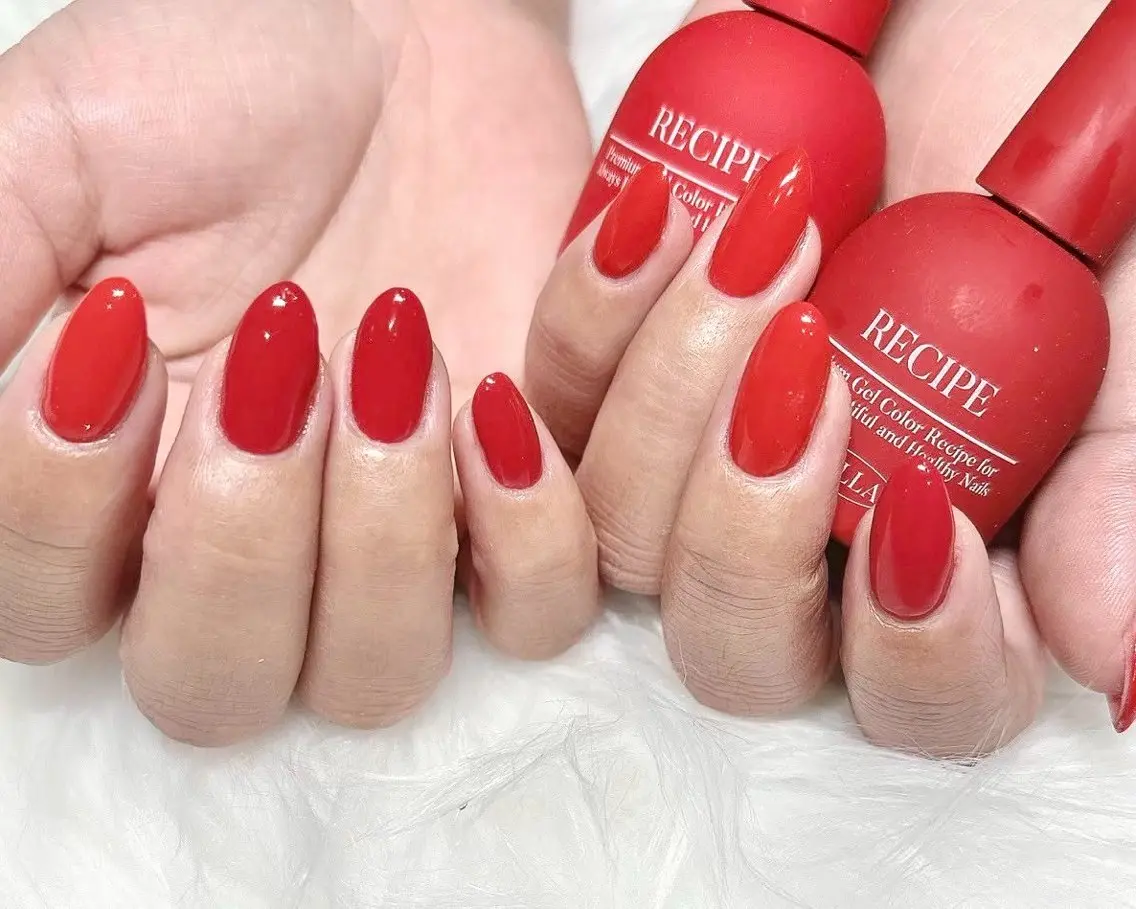 【オフあり】💅パーツデコ・ロング・ハードオフ別途🌷🩶（全色カラー/ワンカラーorラメグラ/フィルイン可の写真