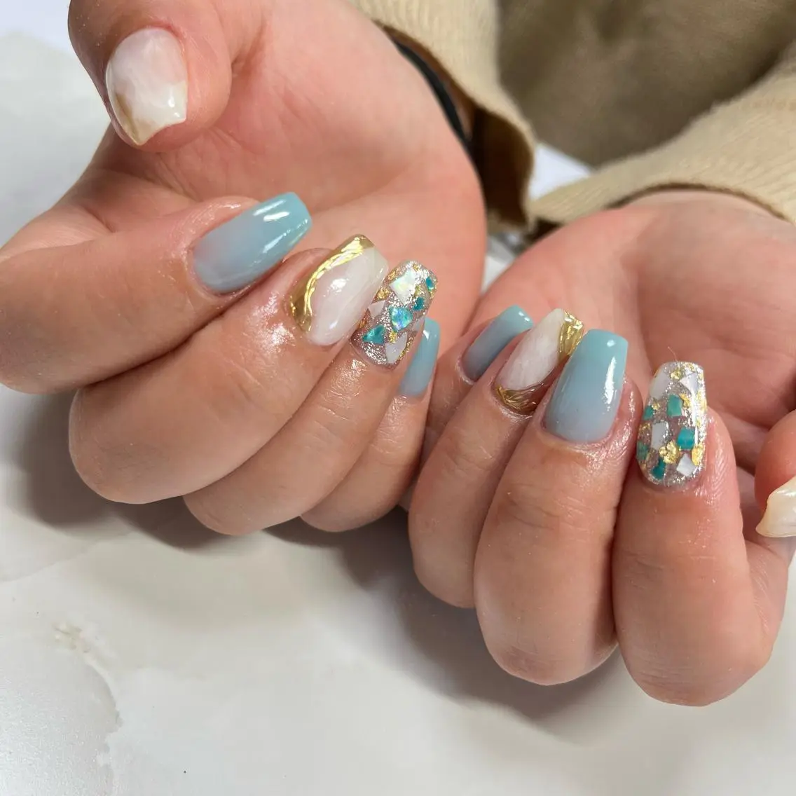 カラー ネイル ハンドネイル nail salon LNのネイルデザイン