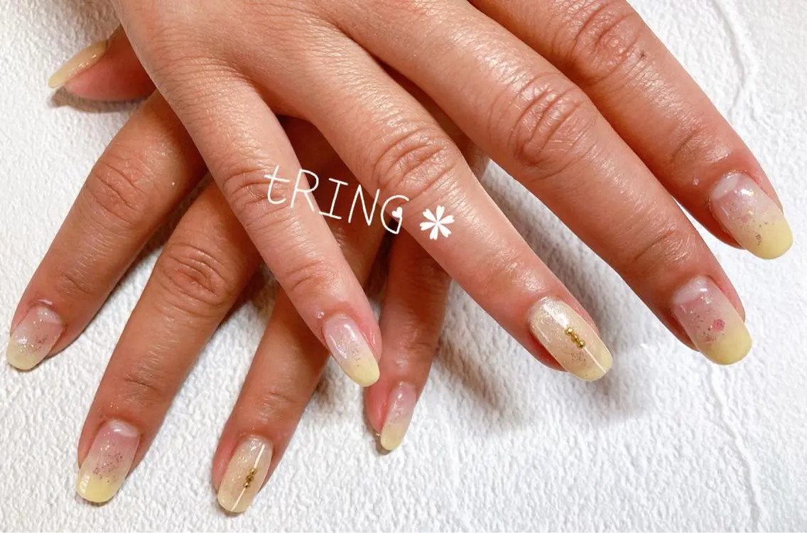 ネイル ハンドネイル tRING＊ しいの木台のネイルデザイン