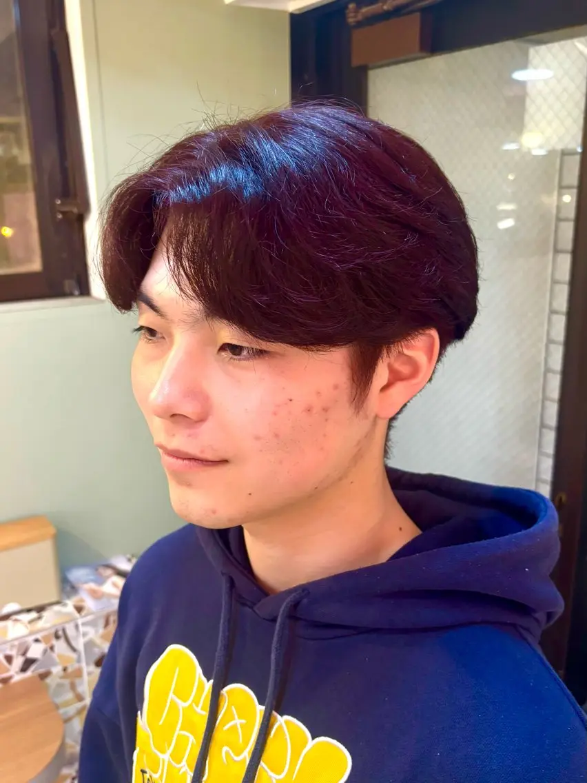 メンズ ヘアカラー ROSTAR KENTYのヘアスタイル