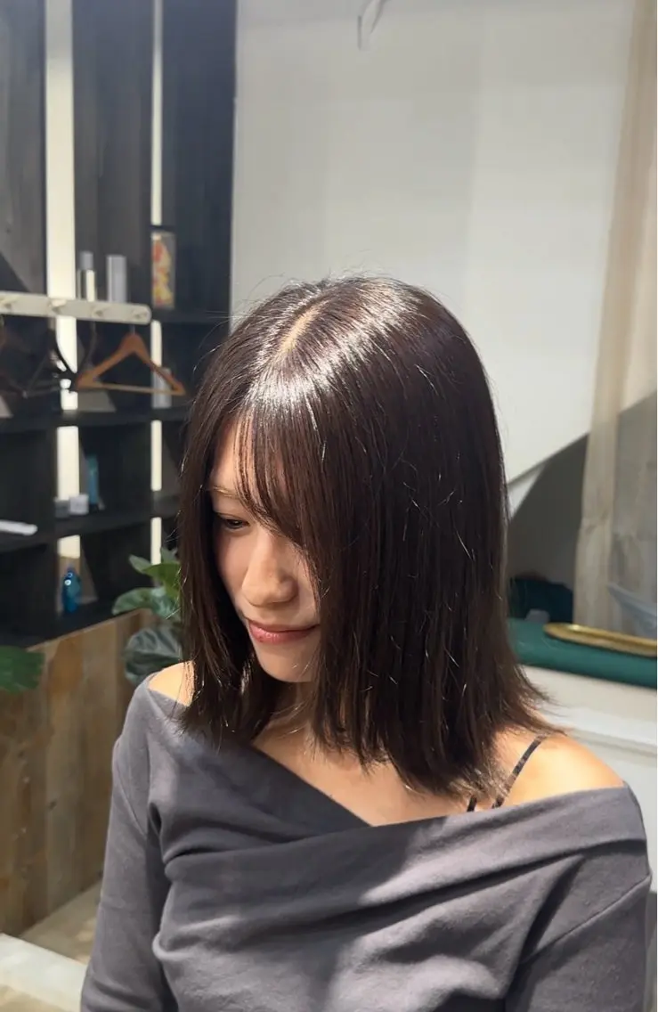 カラー ブラウンカラー 透明感カラー ヘアカラー misa 🌟のヘアスタイル