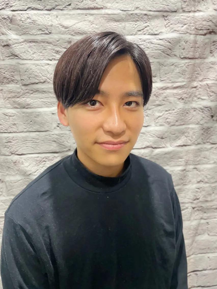 ミディアム メンズ 新崎 彩翔のヘアスタイル