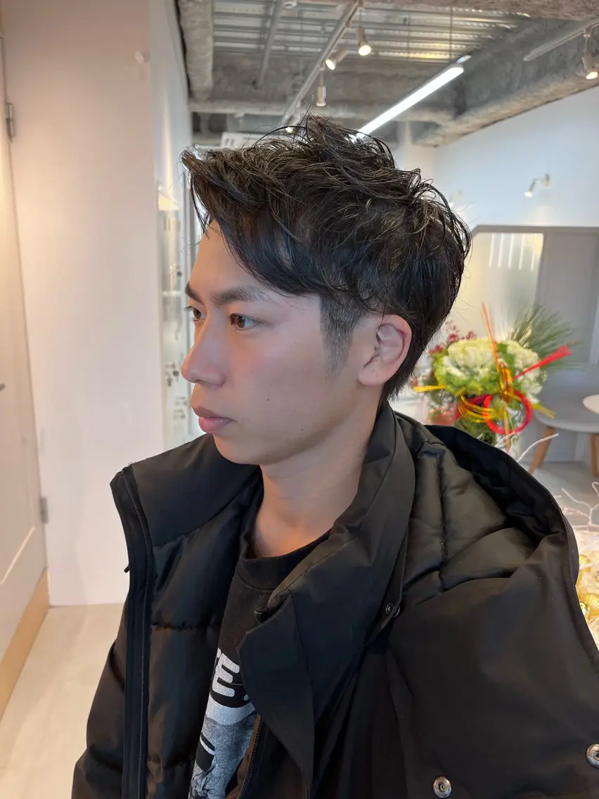 メンズ メンズショート カット 恒松 大毅のヘアスタイル