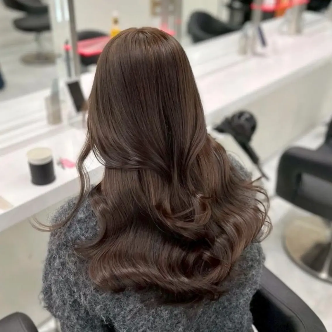 ロング カラー カット ヘアカラー 透明感カラー/レイヤ ー🫧AZUSAのヘアスタイル