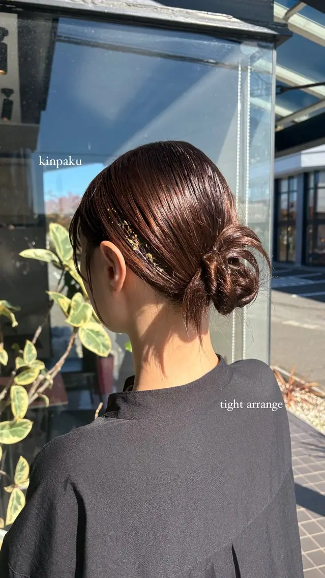 ミディアム ヘアアレンジ ヘアセット arika マユのヘアスタイル