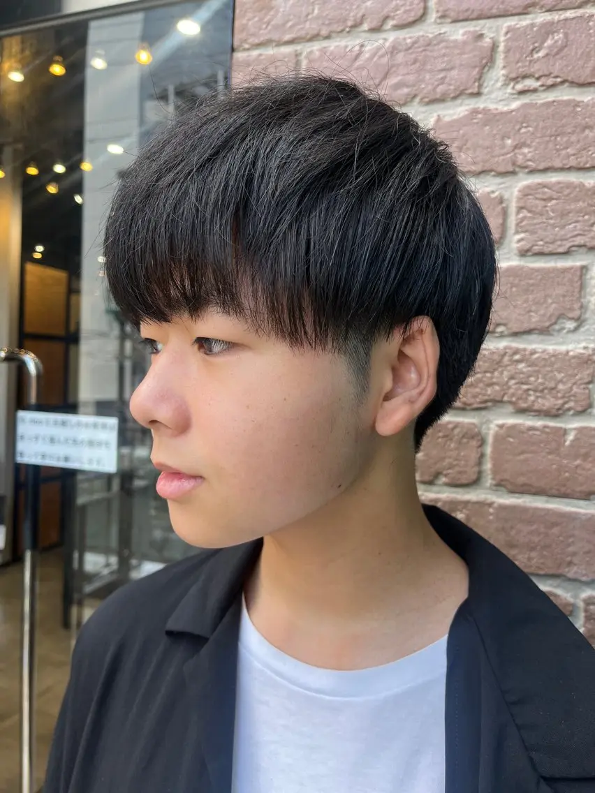 ショート カラー メンズ 久木原 ゆりのヘアスタイル