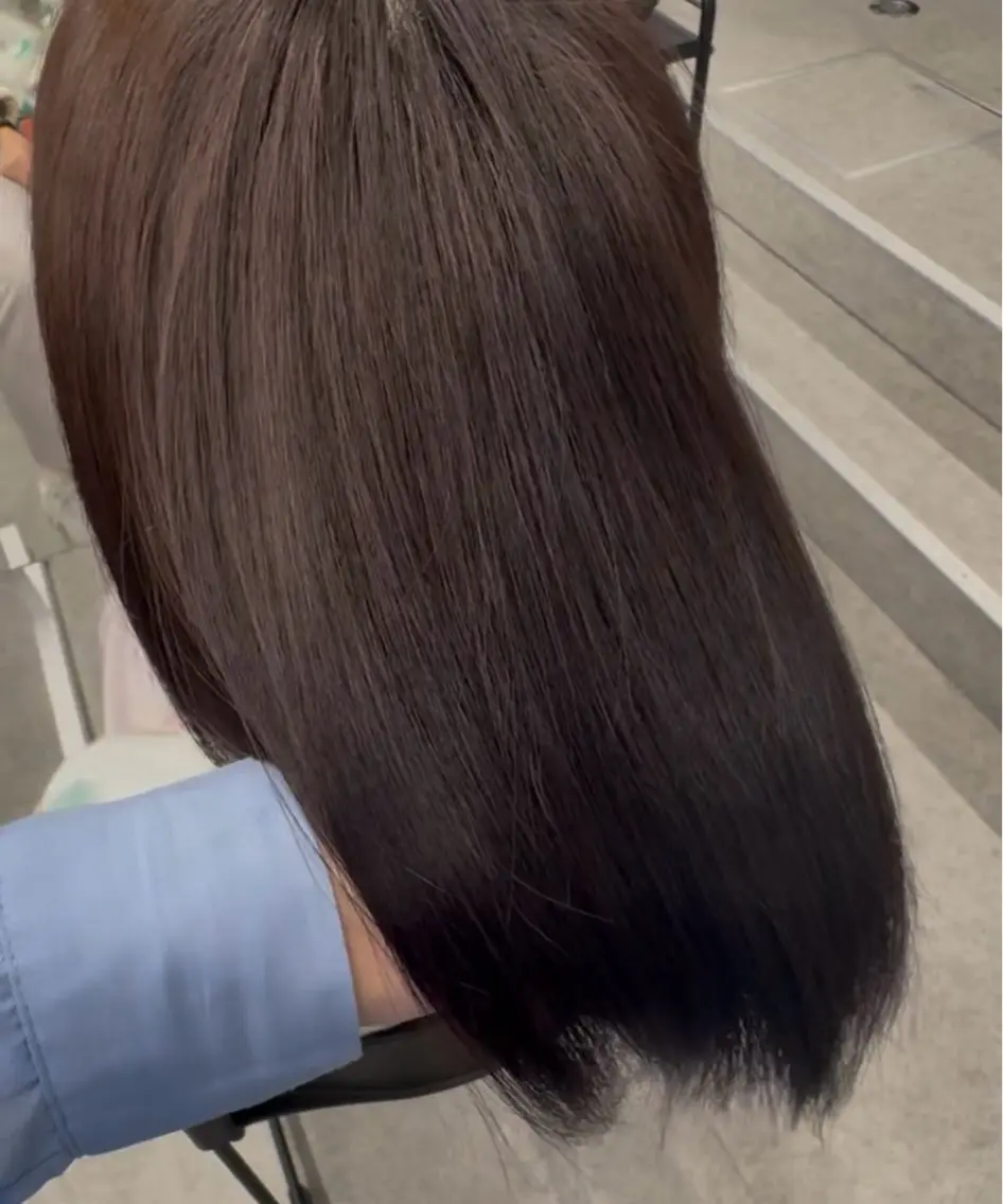 ロング 野口 楓華のヘアスタイル