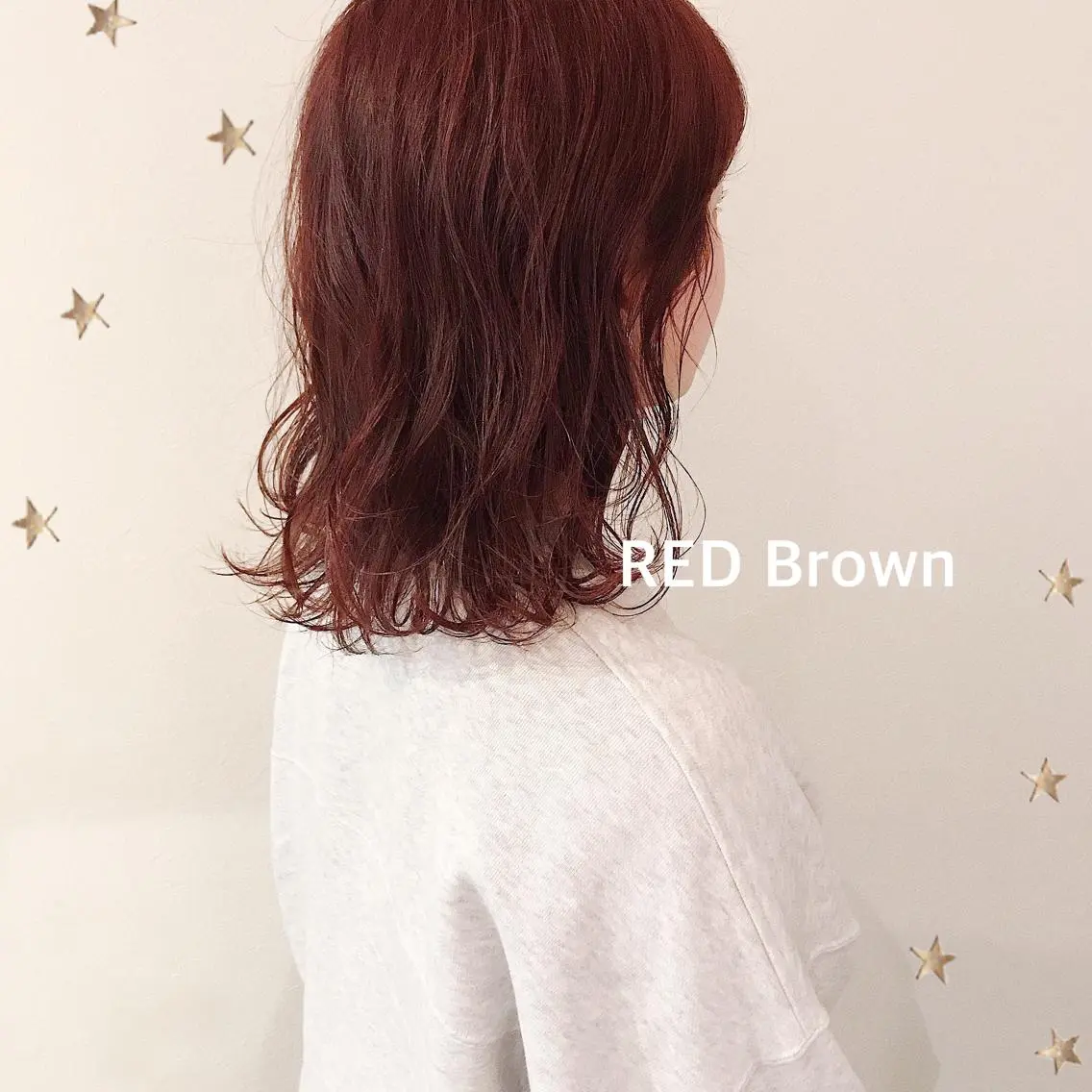 ミディアム カラー カット ヘアカラー 市川 千夏のヘアスタイル