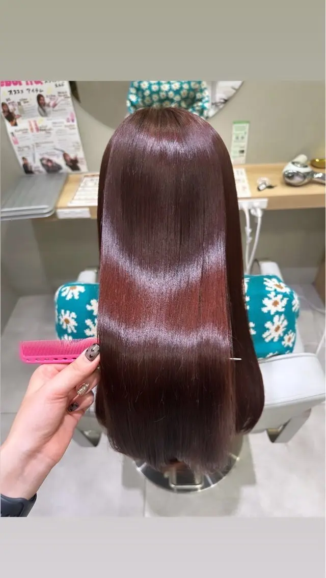 ロング カット ヘアカラー トリートメント ✨髪質改善✨ 副店長 松本のヘアスタイル