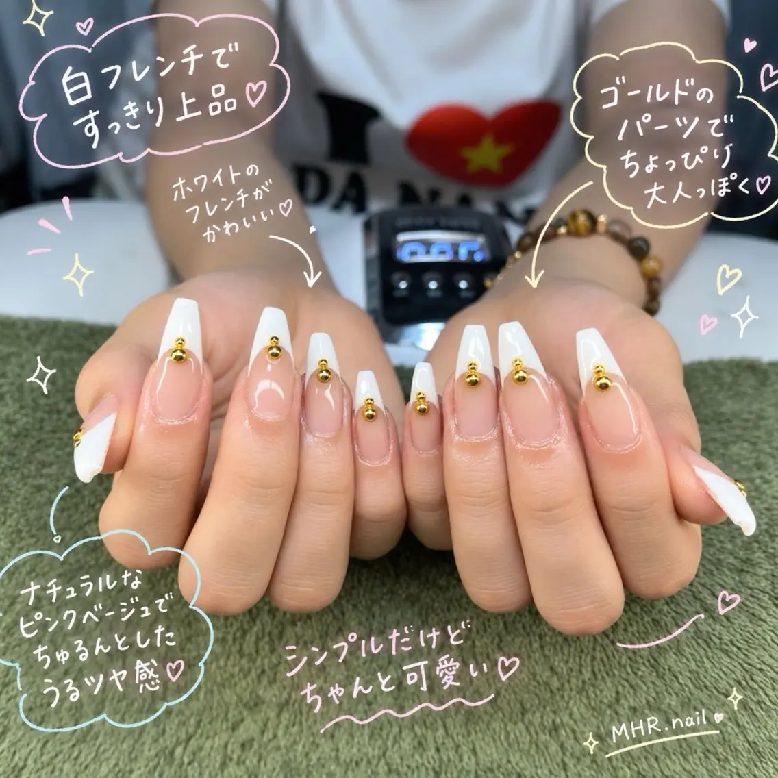 ネイル ハンドネイル フットネイル MHR nailのネイルデザイン