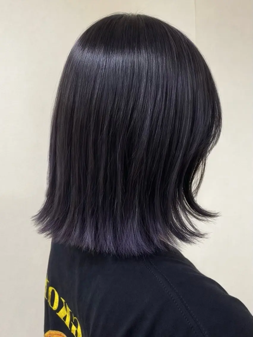 カラー 透明感カラー ボブ カット ヘアカラー 港南台/カラー エクステ/くるみのヘアスタイル