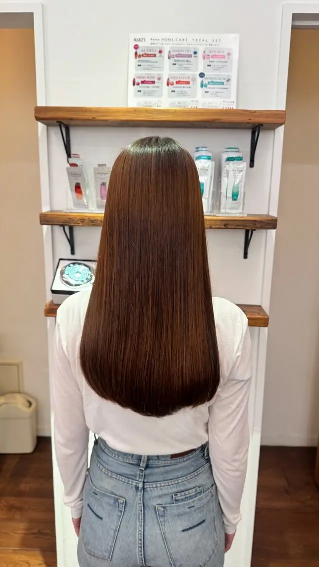 パーマ 縮毛矯正 つかもと みことのヘアスタイル