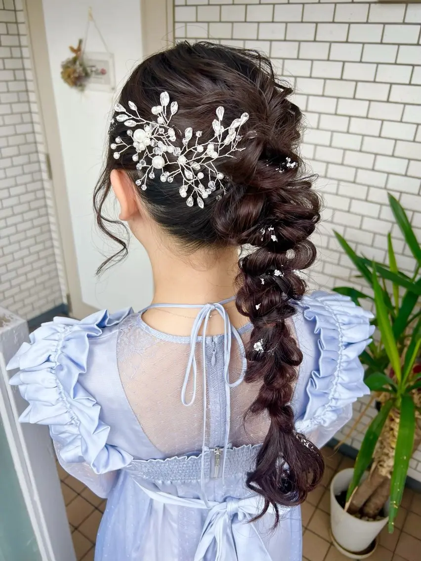 ヘアアレンジ ヘアセット 大人可愛いヘアメイク 💋🧚♀️しずかのヘアスタイル