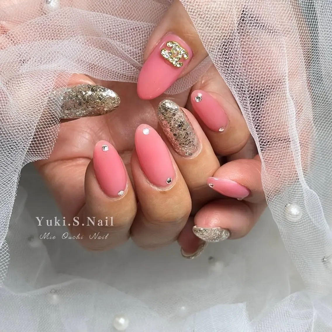 ロング ハンドネイル Yuki S.Nailのネイルデザイン
