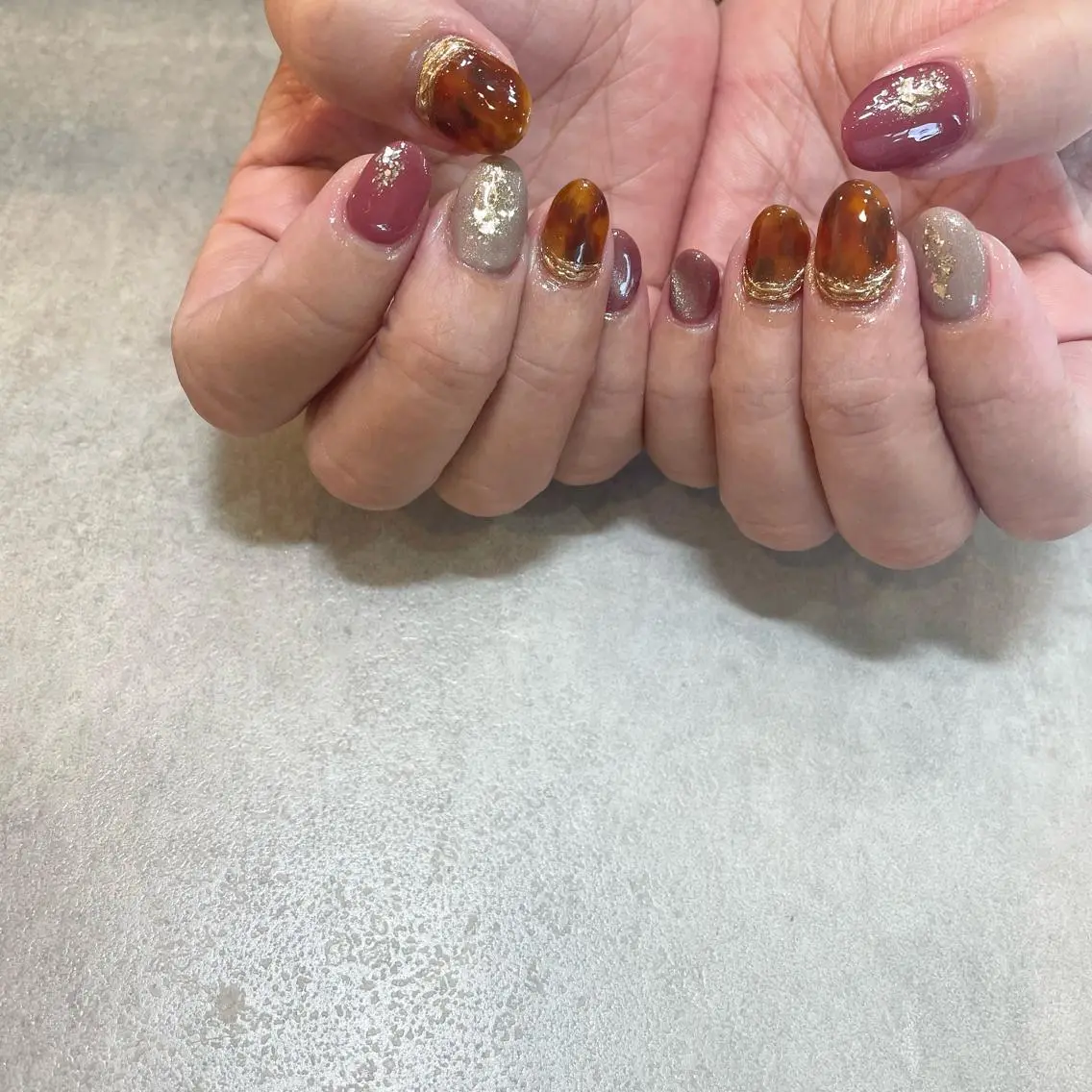 ネイル べっ甲ネイル Nail Salon Gummi.のネイルデザイン