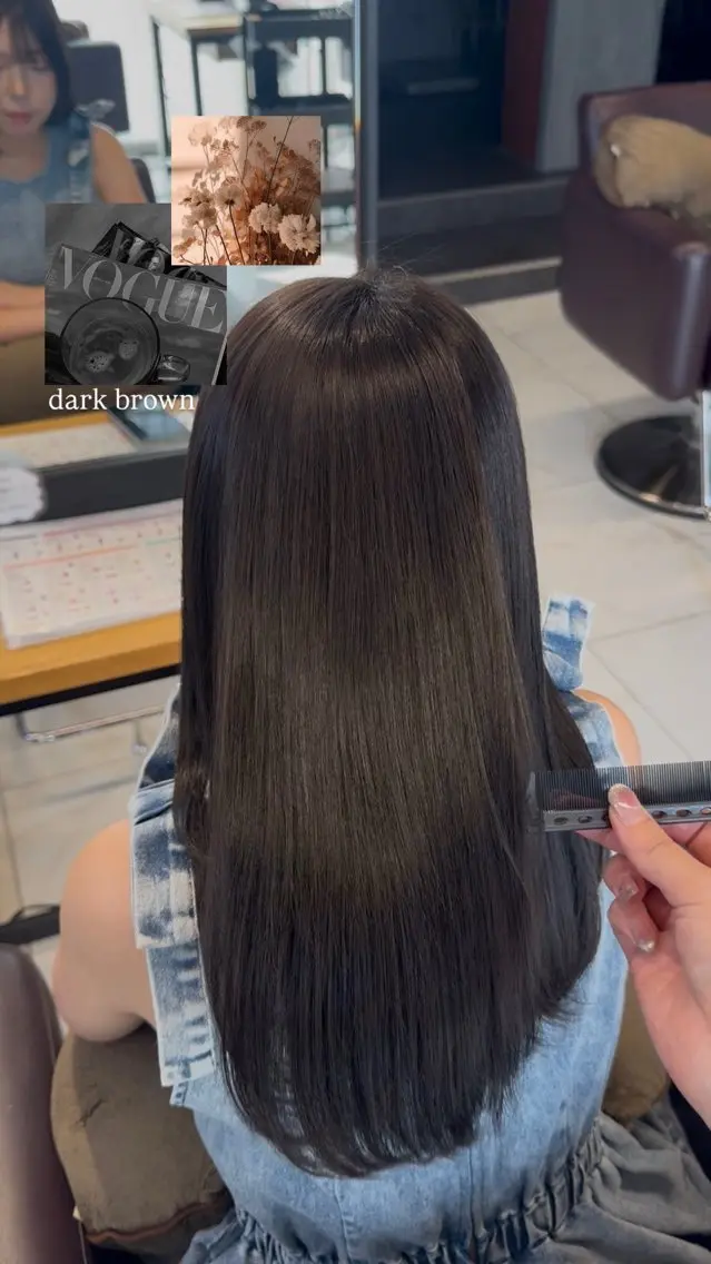 ミディアム カラー 透明感カラー ヘアカラー RUKA/暖色カラー ×髪質改善/平尾のヘアスタイル