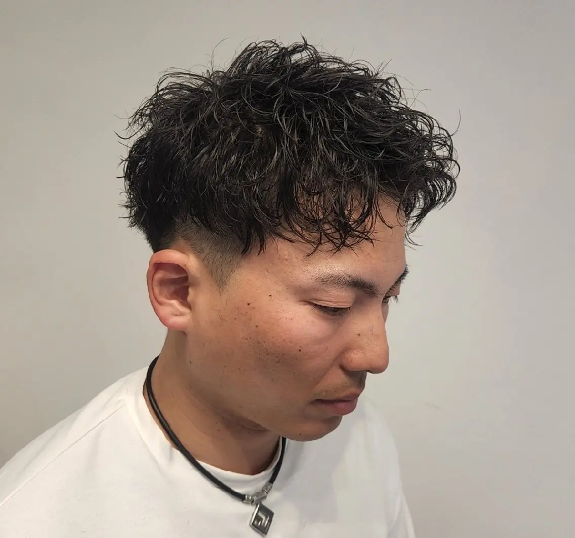 パーマ ショート メンズ 【イケメン風パーマ】 SHOFYのヘアスタイル