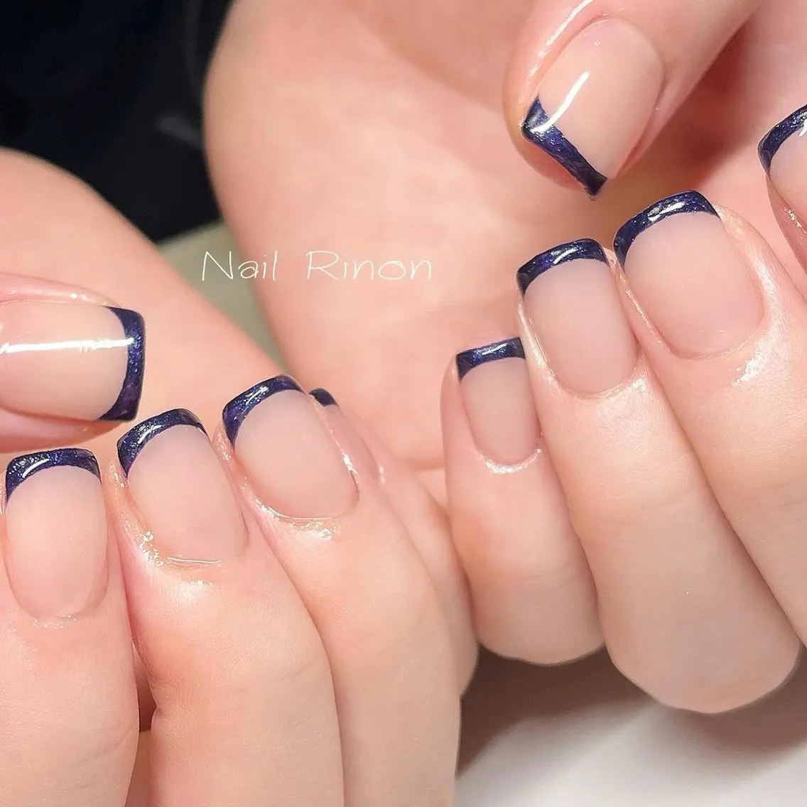 ネイル フレンチネイル ハンドネイル Nail Rinonのネイルデザイン