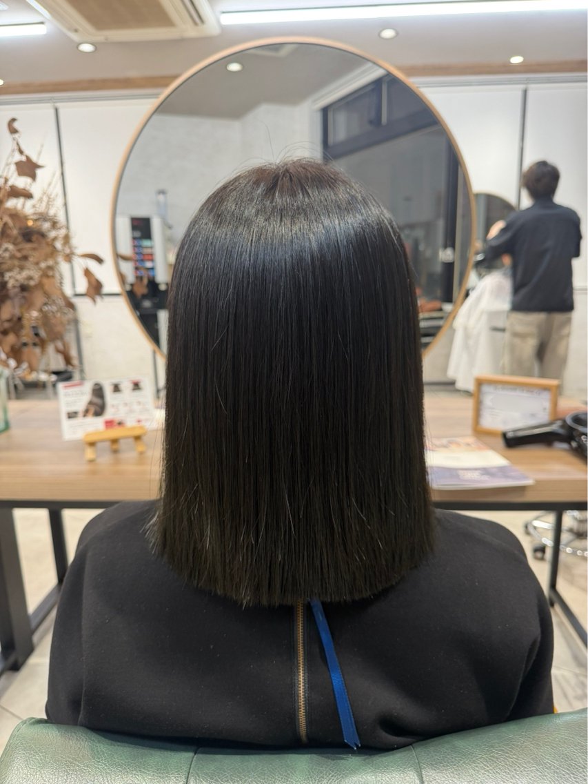 カラー カット ヘアカラー くま‪‪🤍透明感 🎀ナチュラルカラーのヘアスタイル