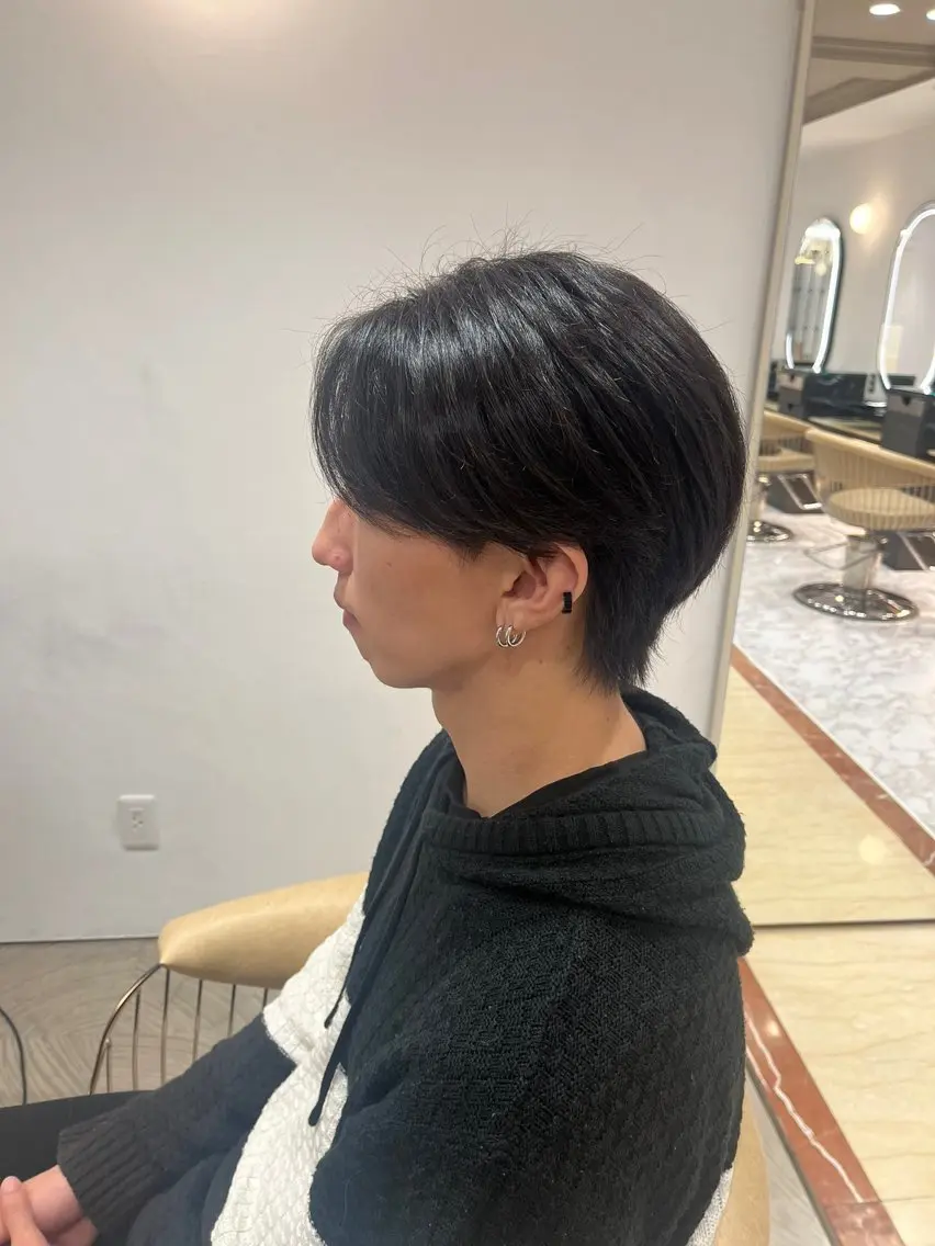 ショート パーマ ヘアアレンジ メンズ 縮毛矯正 トリートメント ヘアセット 髪質改善/艶髪 /SARA💕のヘアスタイル
