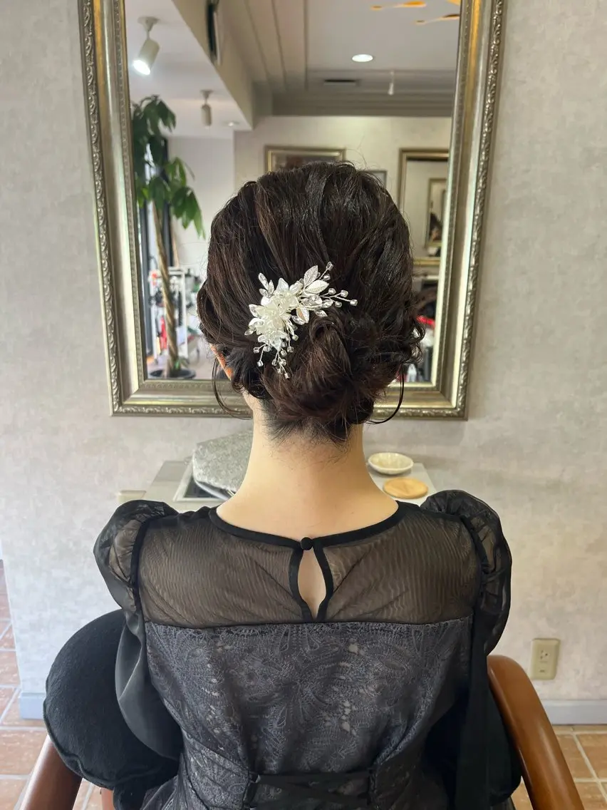 ヘアアレンジ 結婚式・ブライダル 🔷岡村主明🔷 Lafestaのヘアスタイル