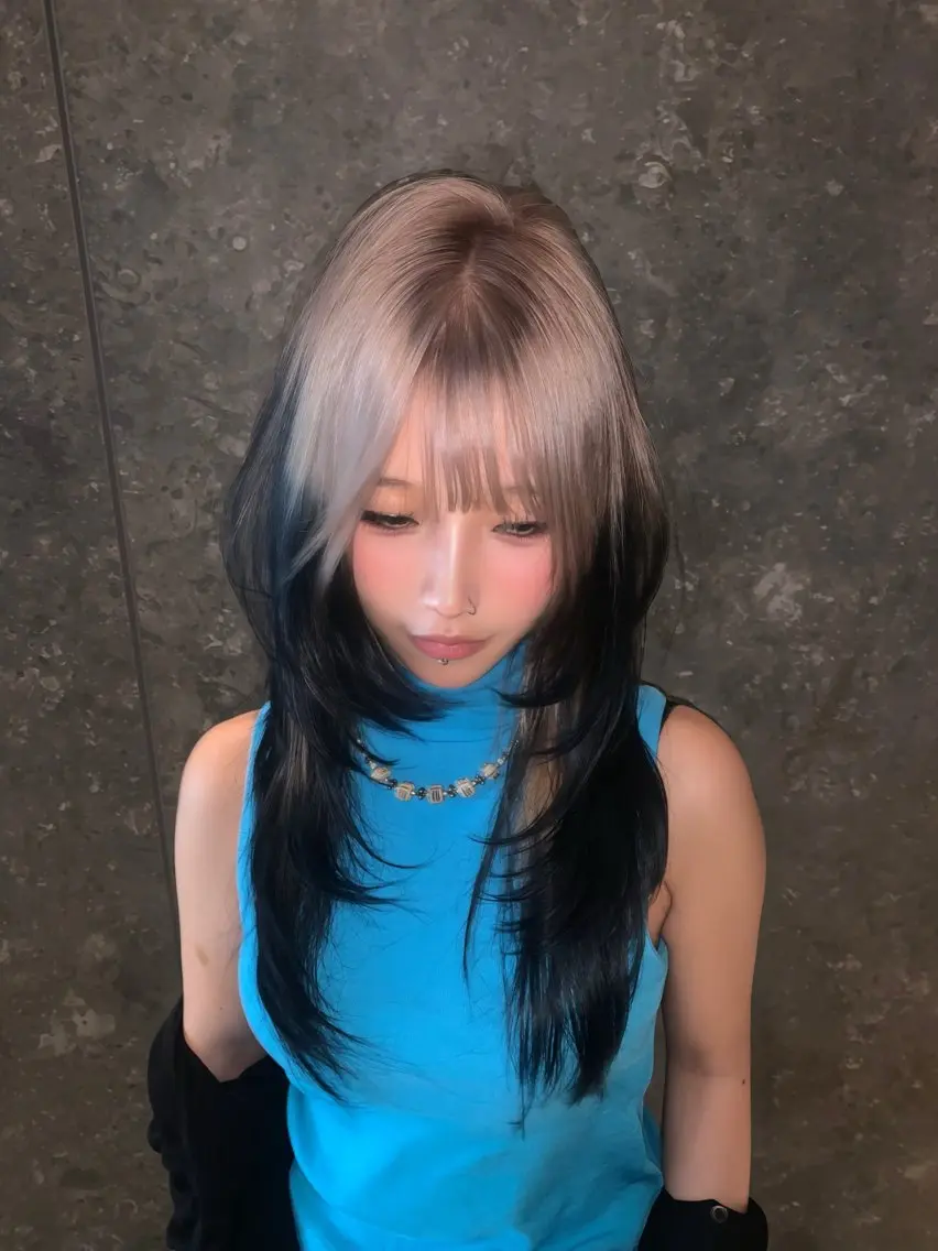 ロング カラー カット ヘアカラー トリートメント y2k/レイヤー shunのヘアスタイル