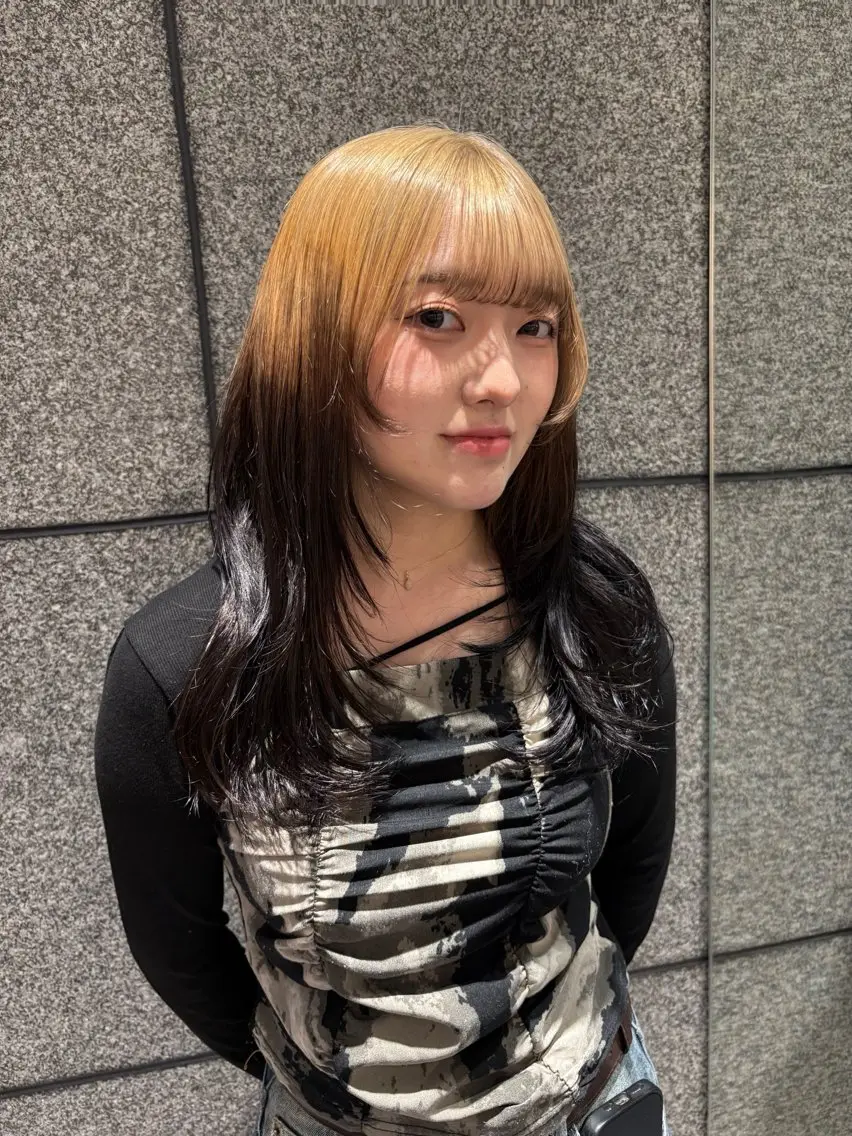 ロング カラー 🦋sana🦋 似合わせカット✁のヘアスタイル