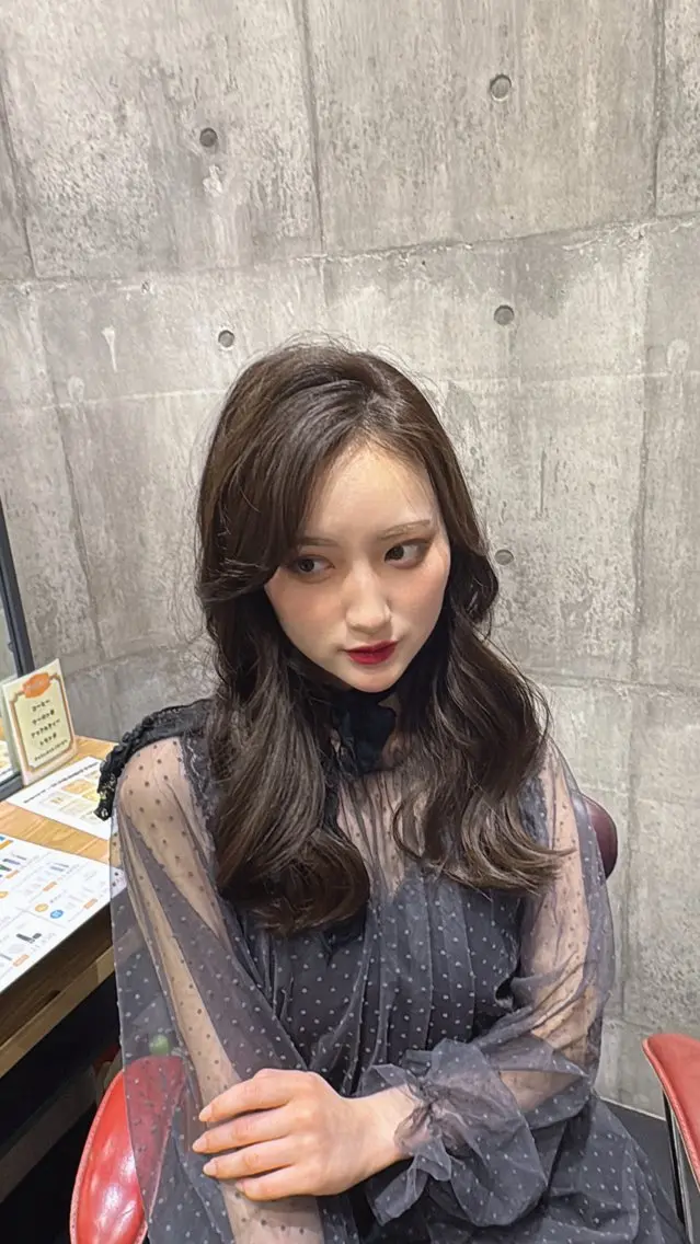 ロング カラー ヘアカラー 神品 幸音のヘアスタイル