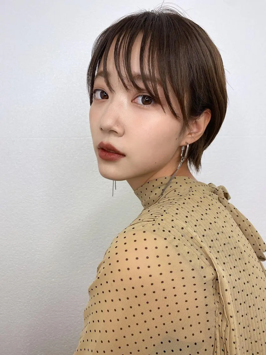 顎から上ショートカットモデル様（2回めも大歓迎です💖）の写真
