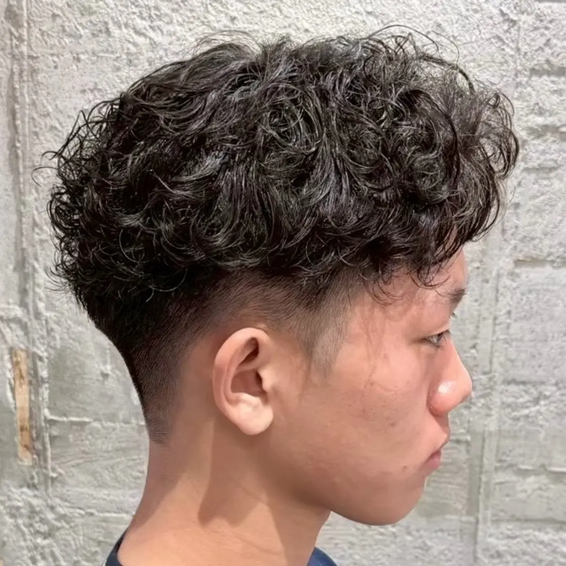 パーマ メンズ 【束感セット】 あおいのヘアスタイル