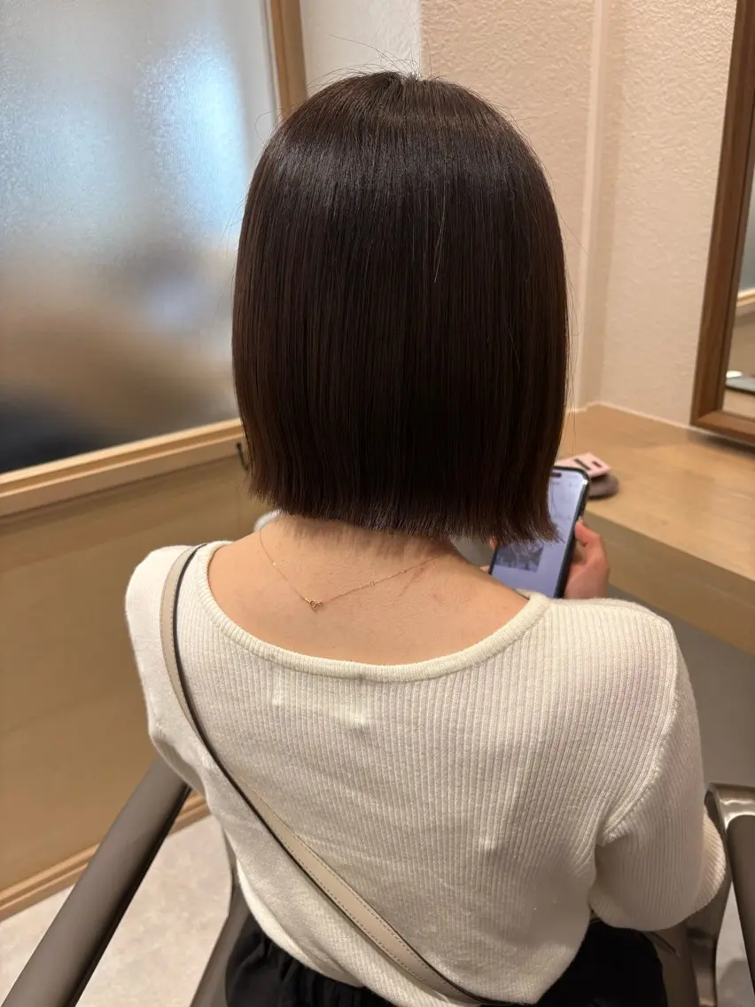 ミディアム カット トリートメント 名駅/マンツーマン 半個室/まいのヘアスタイル