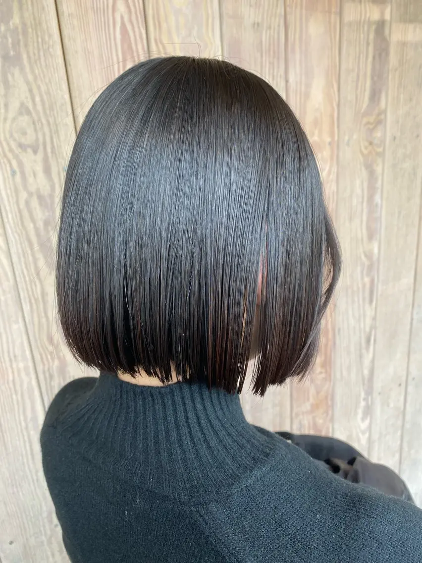 ショート ボブ カット 西田 朋華のヘアスタイル