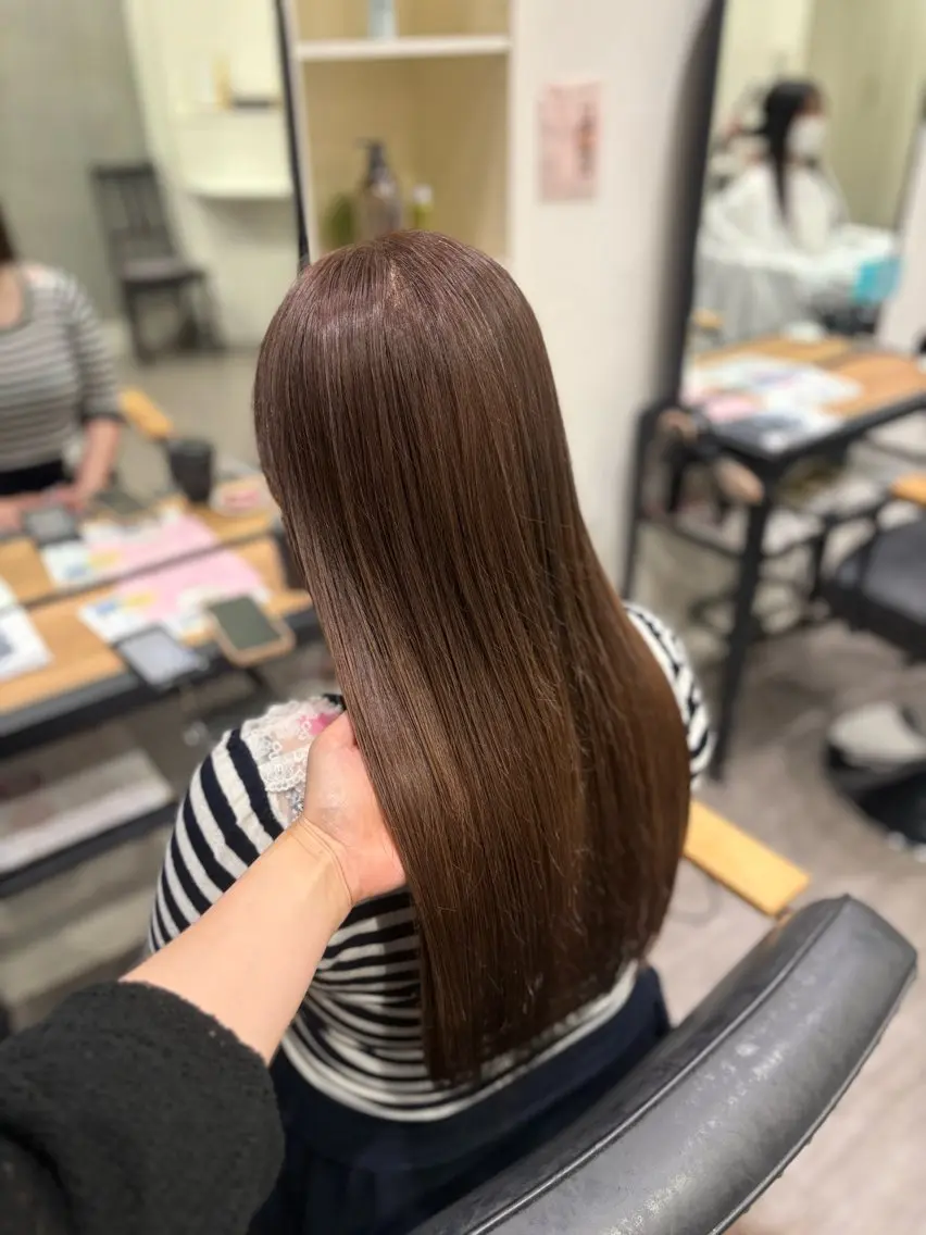 ロング カラー ベージュカラー ヘアカラー cocotteひな /カラーモデル🌼のヘアスタイル