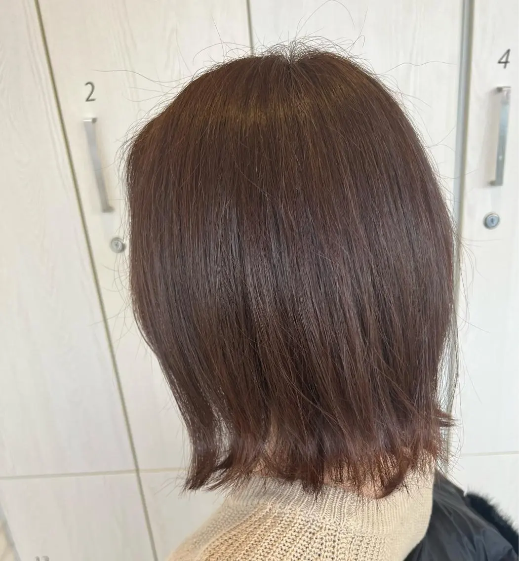 ショート カラー 透明感カラー 石崎 真維のヘアスタイル