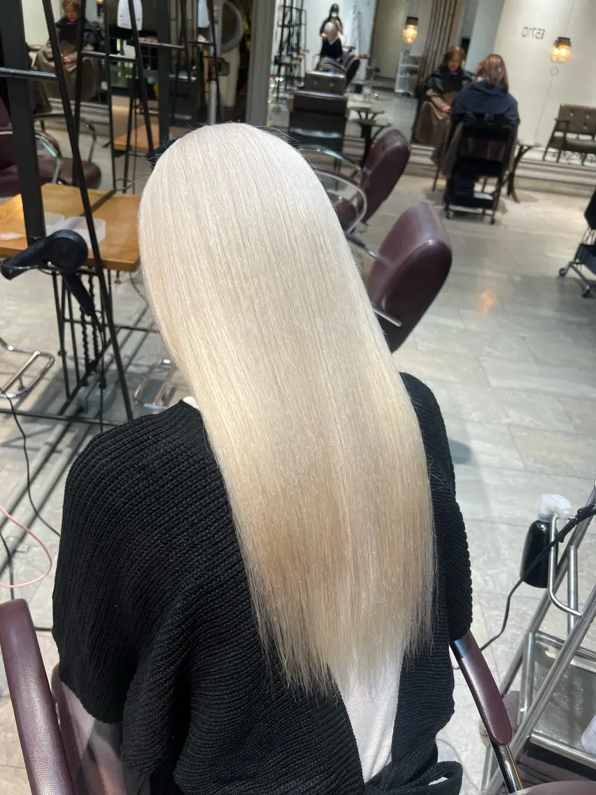 ロング カラー 🎀ハイトーン・艶 カラー HANA🎀のヘアスタイル