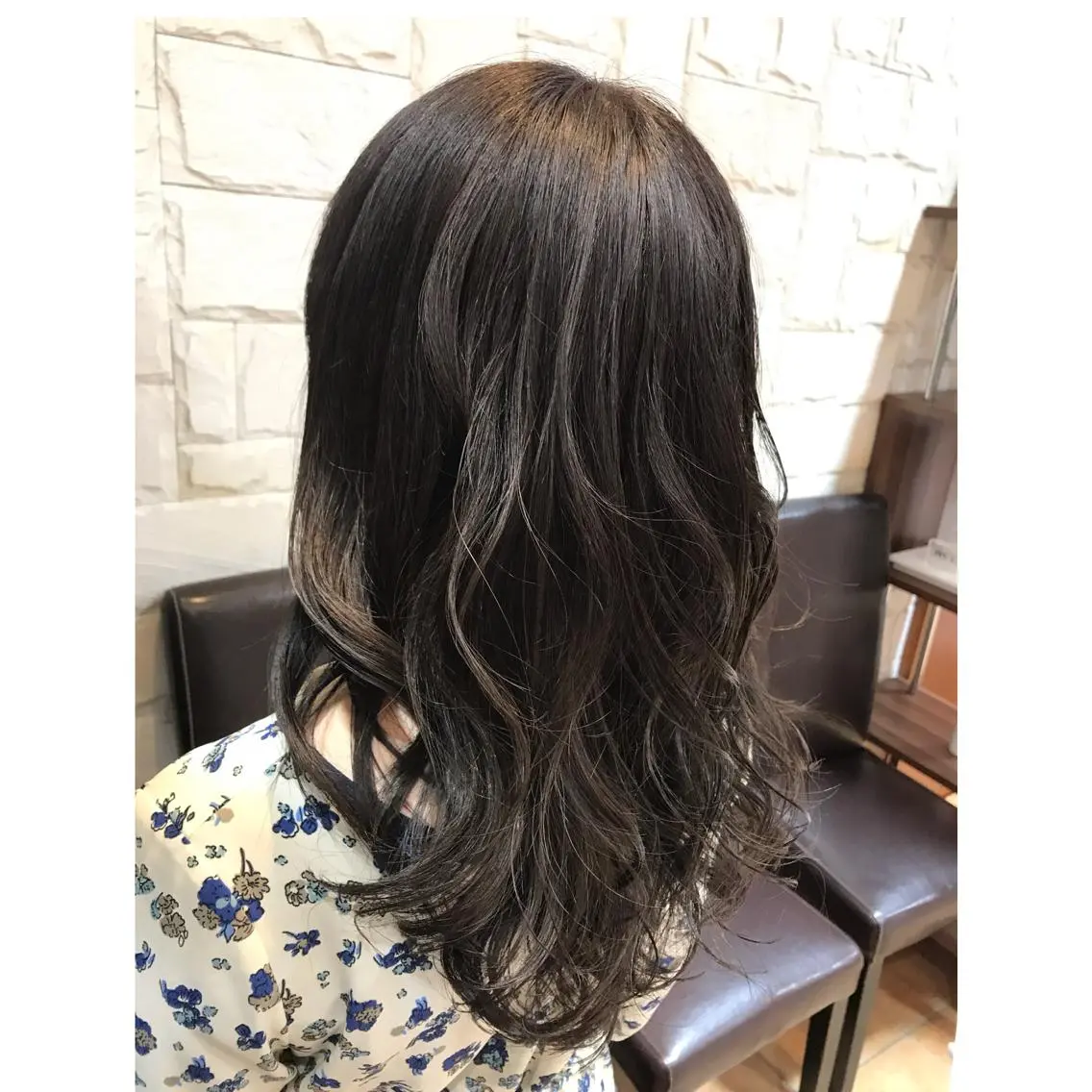 ミディアム カラー 髪質改善 艶髪🔵フセナオヤのヘアスタイル