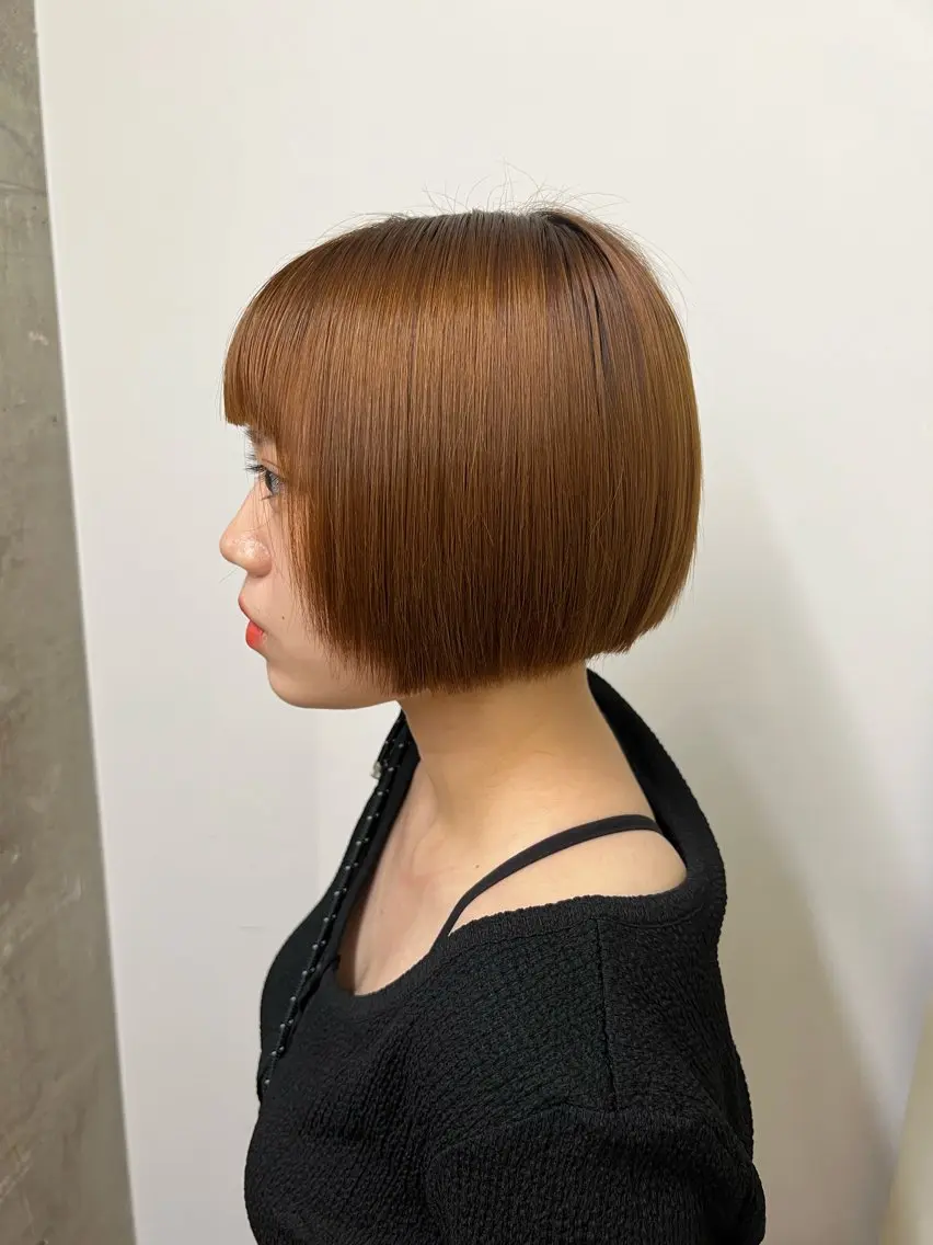 ショート ボブ 土田かほ/本日🈳 透明感カラー🍃のヘアスタイル