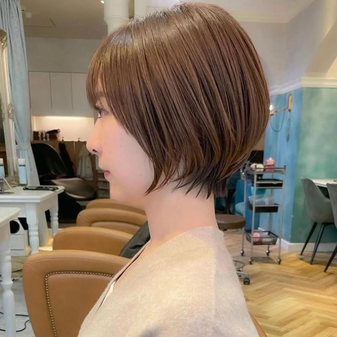 ショート カラー カット ヘアカラー トリートメント ❤️ショートの達人 ❤️成田一輝のヘアスタイル
