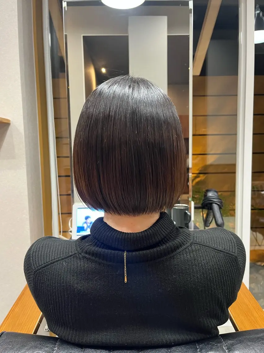 ショート ボブ 宮川 結妃のヘアスタイル