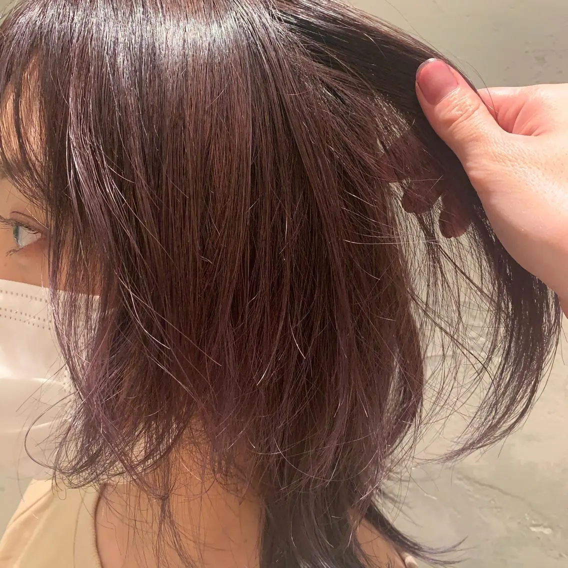 セミロング カラー Takahashi Yuriのヘアスタイル