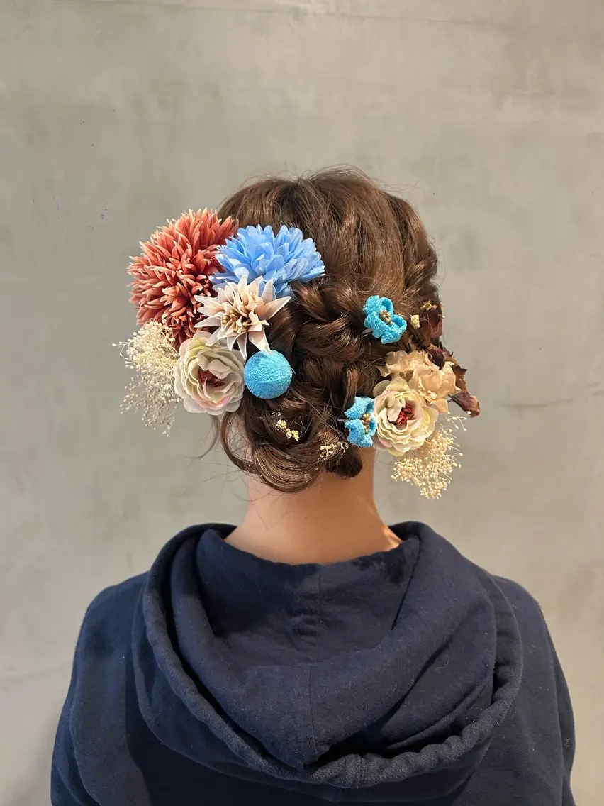 ロング ヘアアレンジ ヘアセット タナカ カナ🫧のヘアスタイル