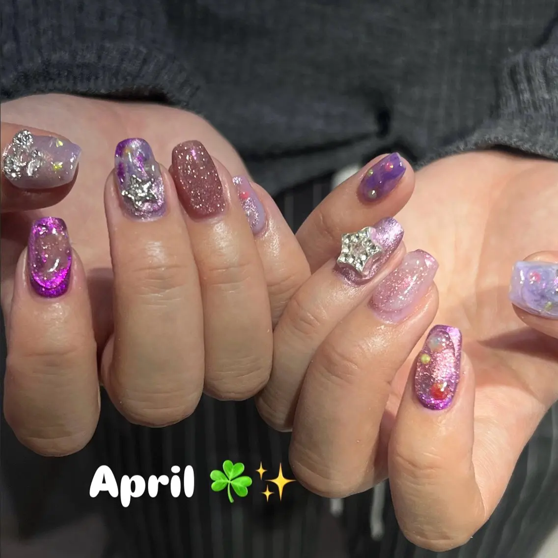 ネイル ハンドネイル Hata nail 🎀個性派ニュアンスのネイルデザイン