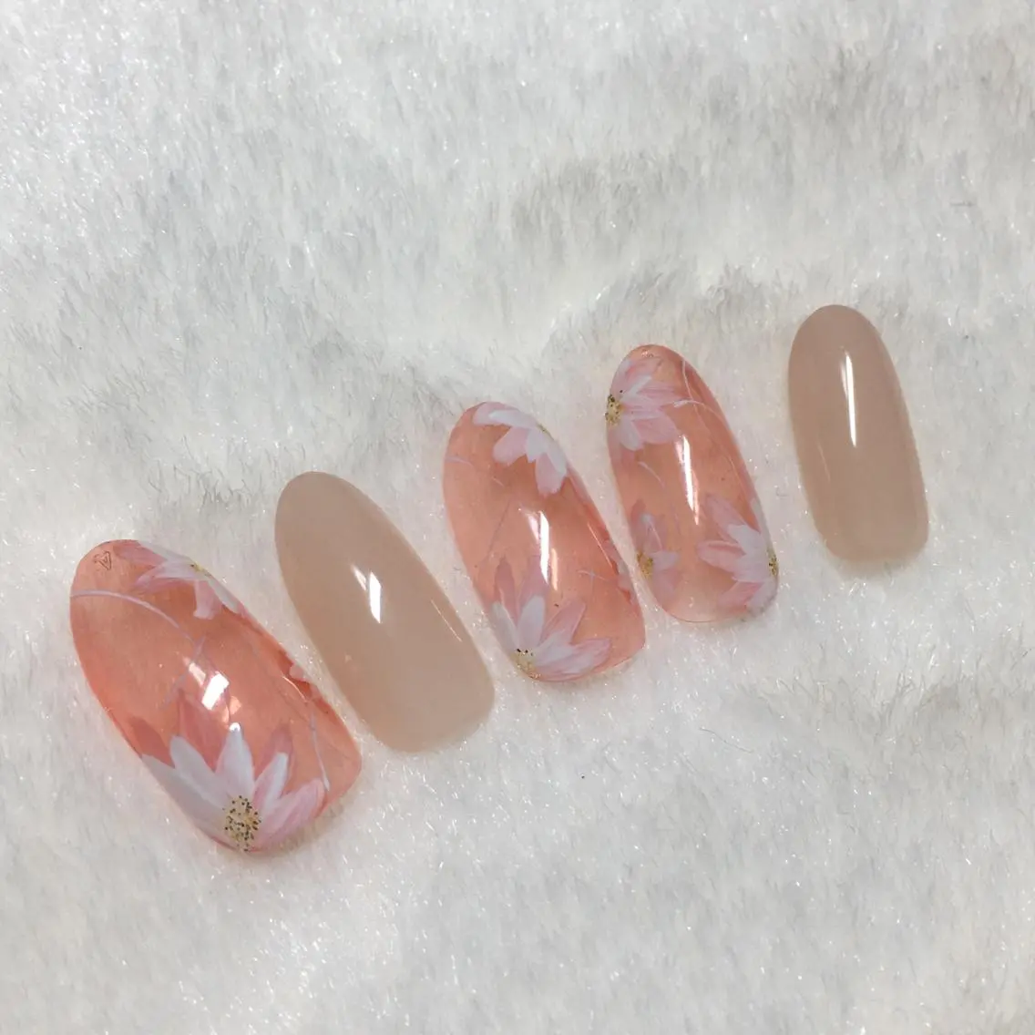 ネイル アートネイル フラワーネイル kipinail 川﨑えりかのネイルデザイン