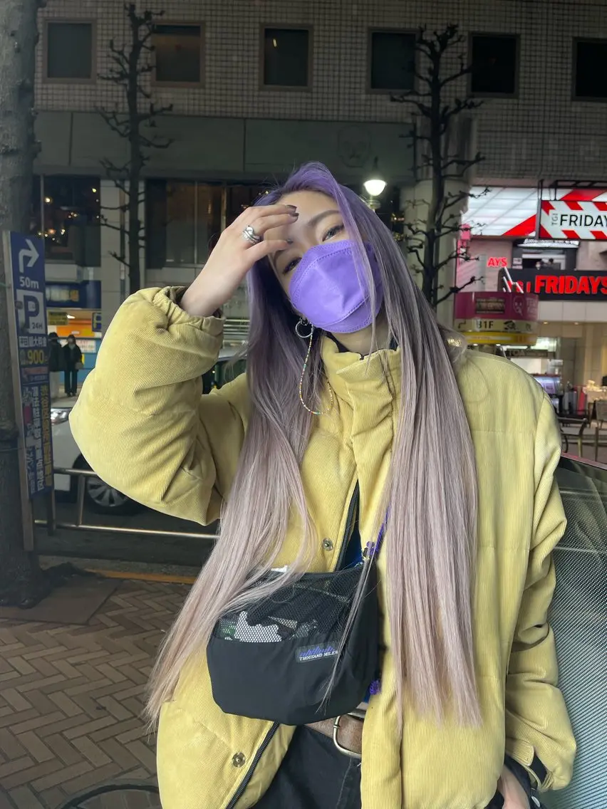 透明感ダブルカラー+カット+TOKIOトリートメントの写真